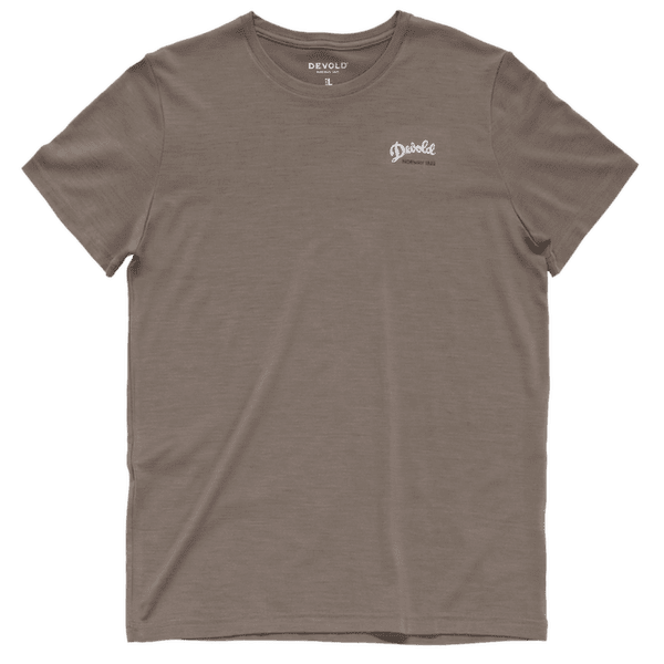 Tričko krátky rukáv Devold Classic Script Tee Men 696A Falcon