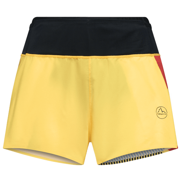 Kraťasy La Sportiva FLOW 3" SHORT Men Black/Yellow