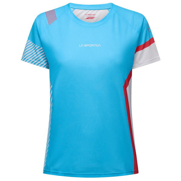 Tričko krátky rukáv La Sportiva FLOW T-SHIRT Women Malibu Blue/Hibiscus
