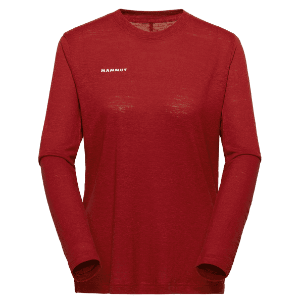 Tričko dlhý rukáv Mammut MASSONE LIGHT LONGSLEEVE WOMEN 3818 dark mammut red
