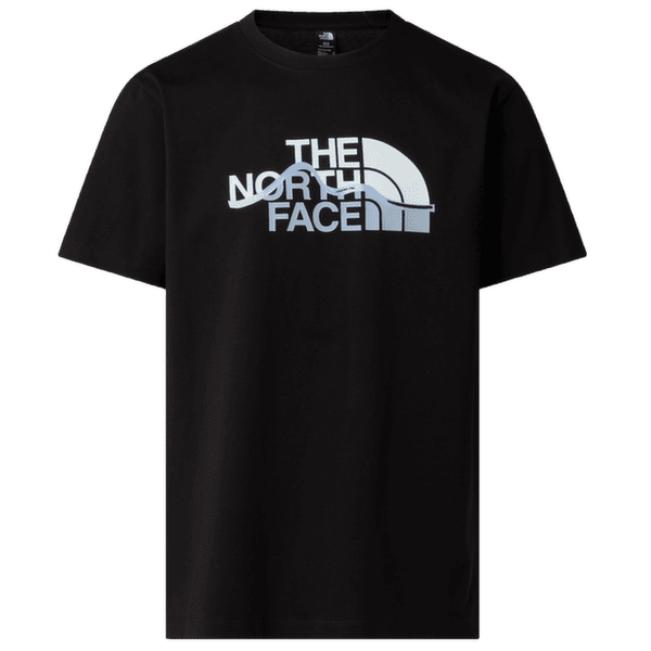 Tričko krátky rukáv The North Face Mountain Line Regular Short Sleeve Tee - Graphic Men TNF BLACK