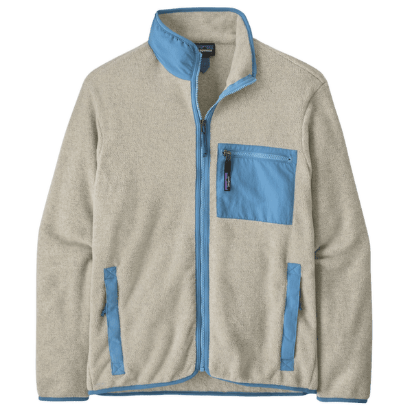 Mikina Patagonia Synch Jacket Men Oatmeal Heather w/Shore Blue