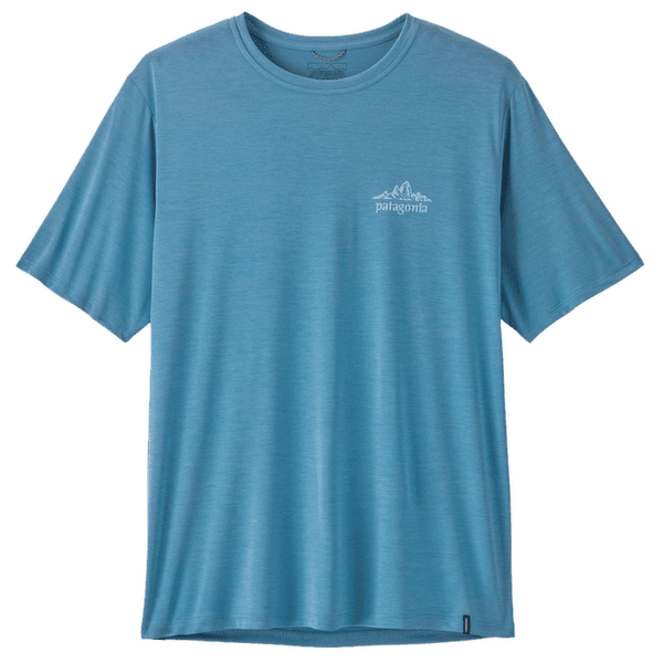 Tričko krátky rukáv Patagonia Cap Cool Daily Shirt - Cloud Crag Men Shore Blue - Light Shore Blue X-Dye