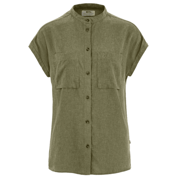 Košeľa krátky rukáv Fjällräven Övik Hemp Shirt SS Women Green