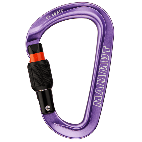 Karabína Mammut Classic HMS Screwgate Carabiner Screw Gate alpine calamint