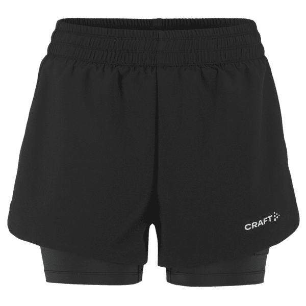 Kraťasy Craft ADV Essence 2 in 1 Shorts 2 Women 999000 Black