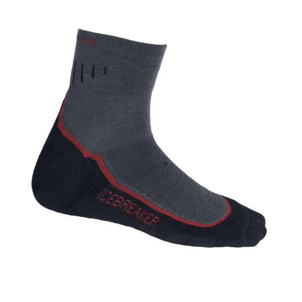 Ponožky Icebreaker Hike Lite Mini Men Oil/Red/Black