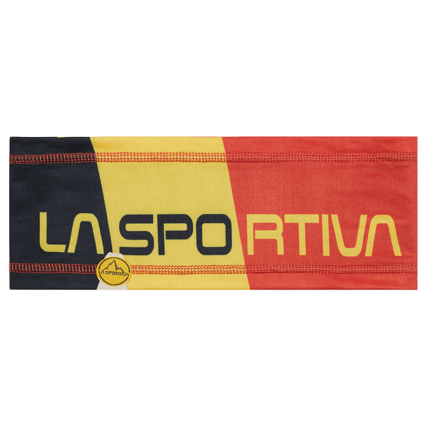 Čelenka La Sportiva Diagonal Headband Black/Yellow_999100
