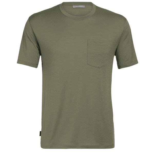 Tričko krátky rukáv Icebreaker Ravyn SS Pocket Crewe Men Cypress
