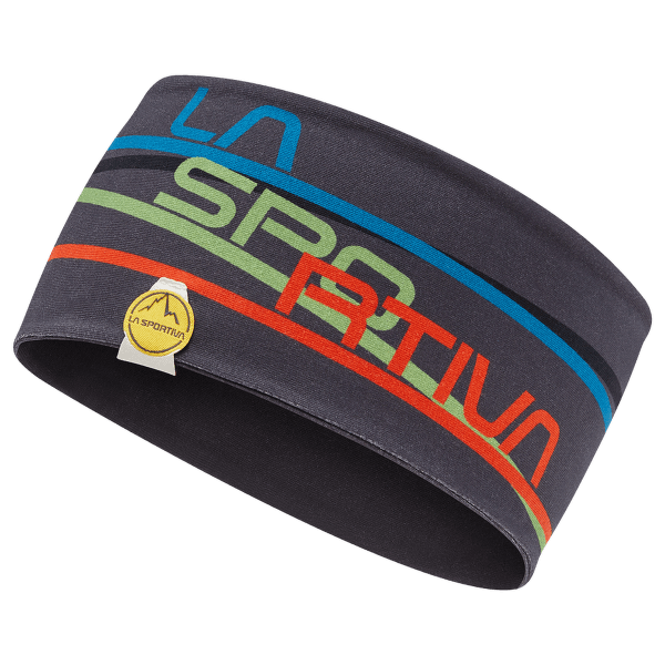 Stripe Headband Carbon/Space Blue