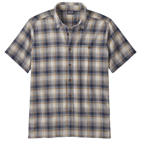 Košile krátký rukáv Patagonia A/C Shirt Men Local Harvester: Stone Blue