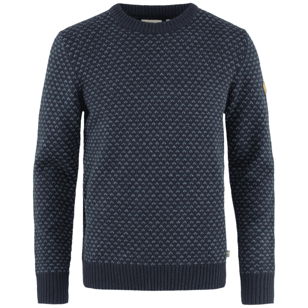 Svetr Fjällräven Övik Nordic Sweater Men Dark Navy