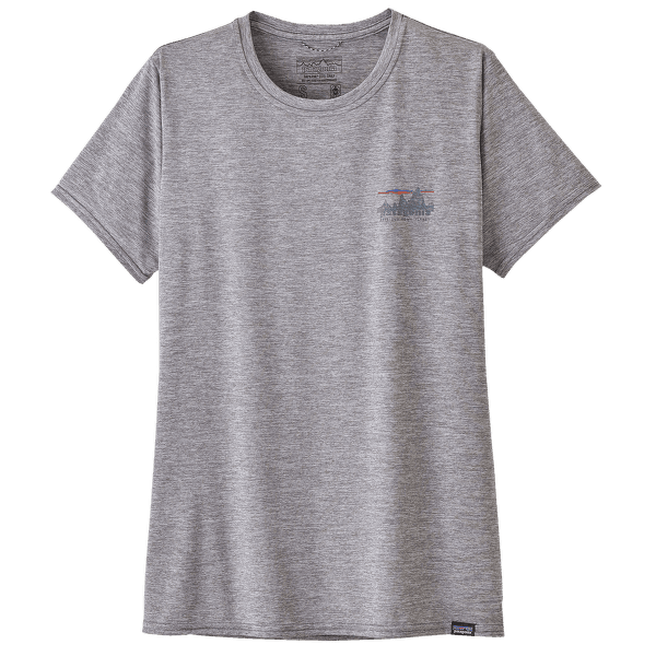 Triko krátký rukáv Patagonia Cap Cool Daily Graphic Shirt Women 73 Skyline: Feather Grey