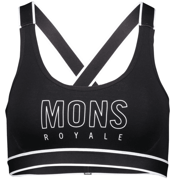 Podprsenka Mons Royale Stela X-Back Bra Women Black