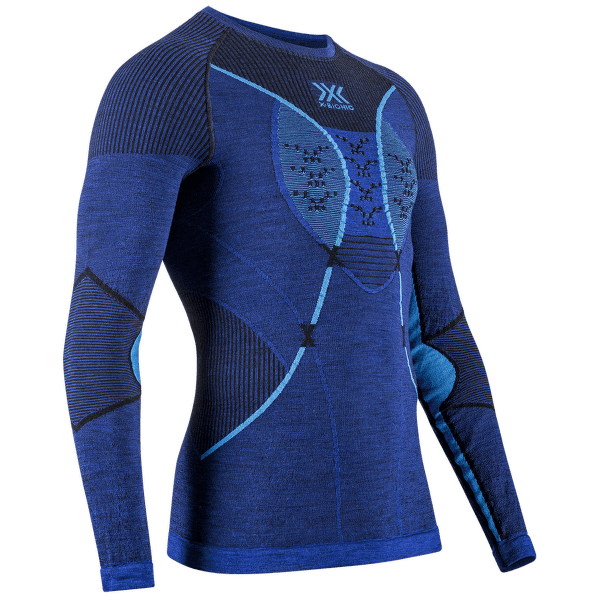Tričko dlhý rukáv X-Bionic Merino Shirt LG SL Men DARK OCEAN/SKY BLUE