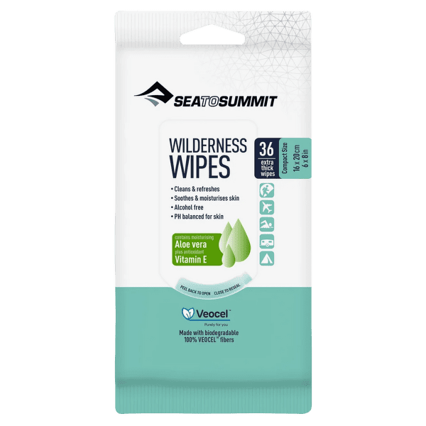Hygiena Sea to Summit Wilderness Wipes Compact - 36 pack