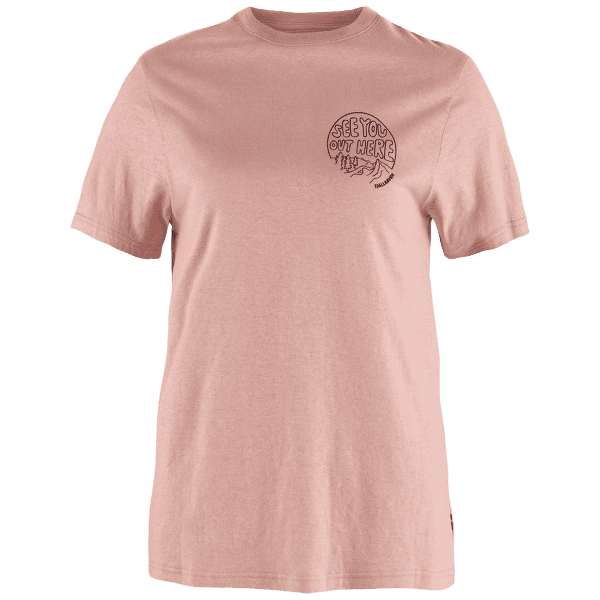 Triko krátký rukáv Fjällräven Hemp Blend Out Here T-shirt Women Chalk Rose