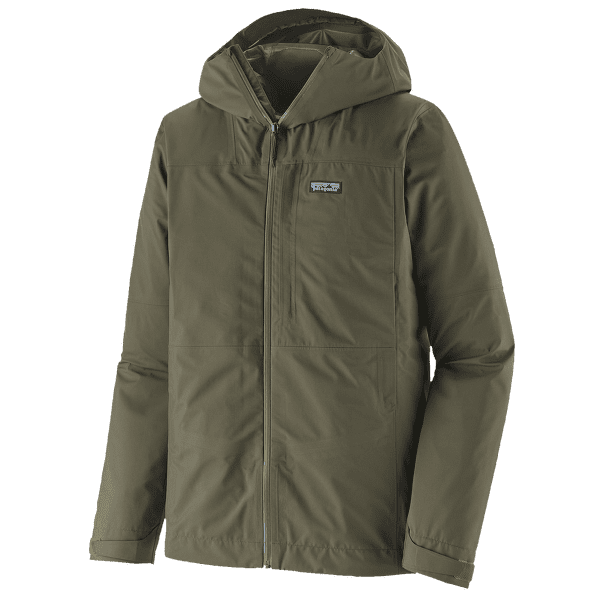 Bunda Patagonia Boulder Fork Rain Jacket Men Basin Green