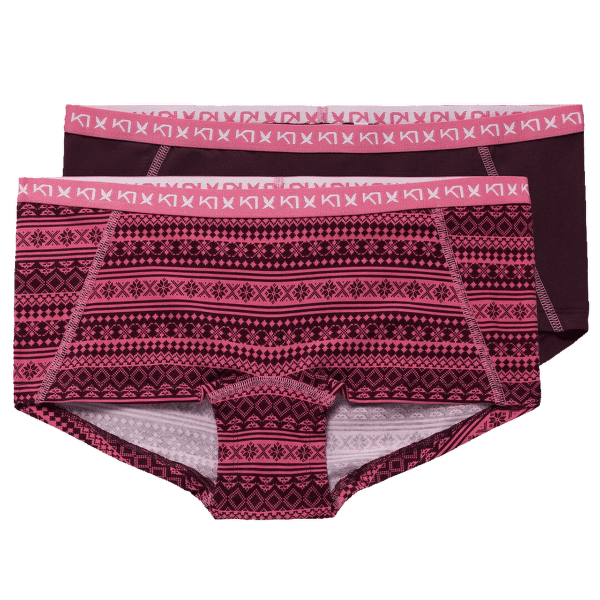 Kalhotky Kari Traa TINA HIPSTER 2PK WINE