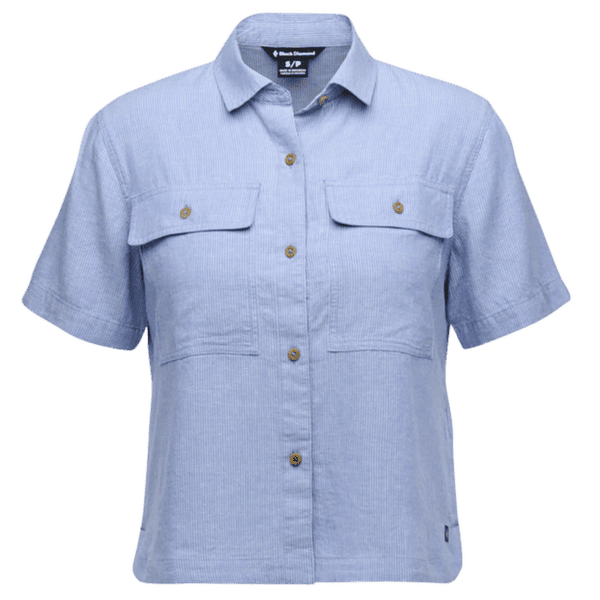 Košeľa krátky rukáv Black Diamond Scenic Route SS Shirt Women Clean Blue-Fog Blue
