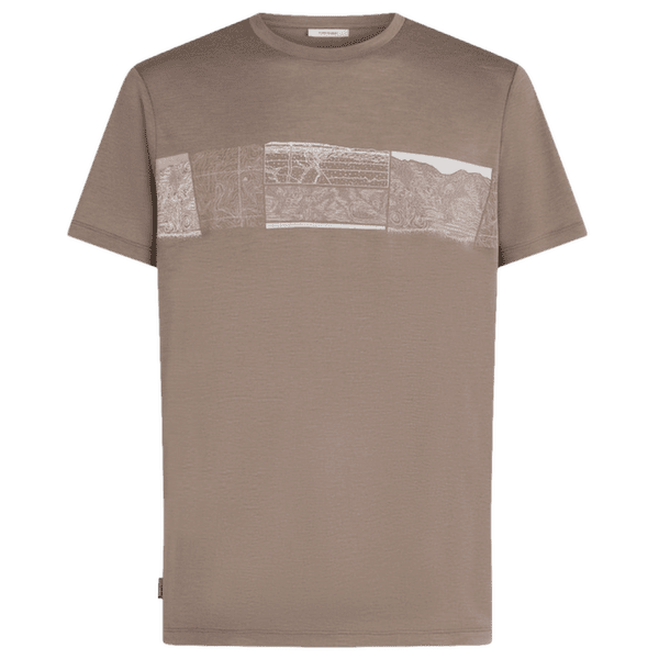 Tričko krátky rukáv Icebreaker Merino 150 Tech Lite SS Tee Elevation Line Men PORCINI
