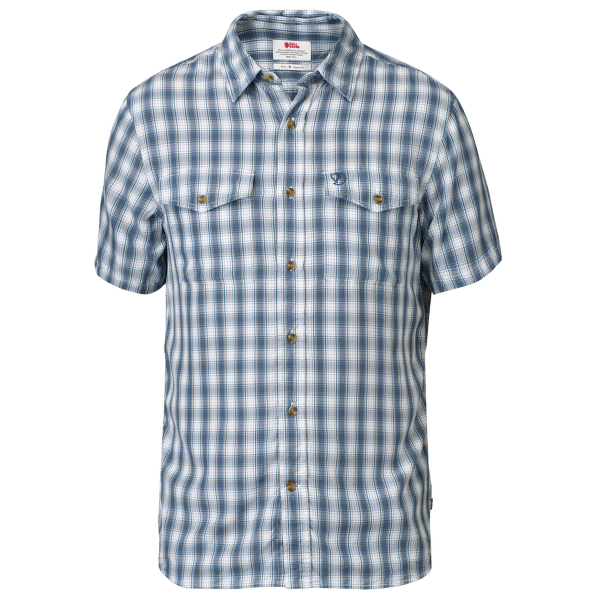 Košile krátký rukáv Fjällräven Abisko Cool Shirt SS Men Lake Blue