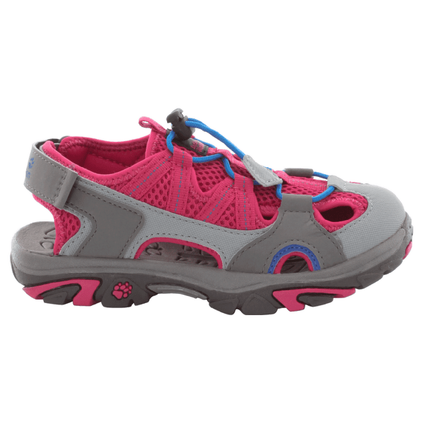Sandále Jack Wolfskin Lakewood Cross Sandal Kids azalea red 2081
