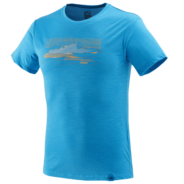 Tričko krátky rukáv Millet Sevan Wool T-Shirt SS Men ELECTRIC BLUE