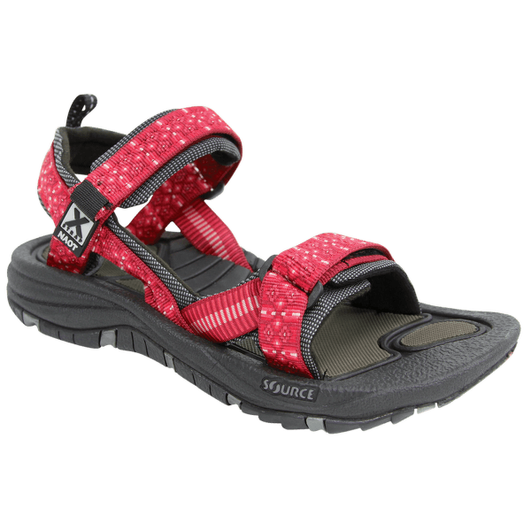 Sandály Source by Naot Harbor Women Tribal red Red Diamonds