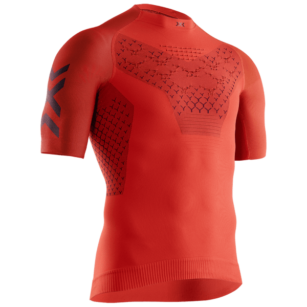 Triko krátký rukáv X-Bionic Twyce G2 Run Shirt SH SL Men Sunset Orange-Blue