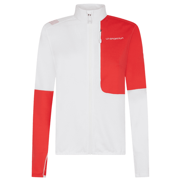 Mikina La Sportiva Vibe Jacket Women White/Hibiscus