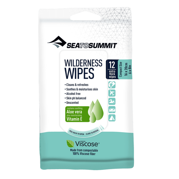Hygiena Sea to Summit Wildrness Wipes Compact - 12 pack