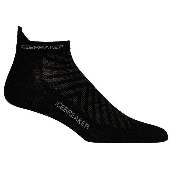 Ponožky Icebreaker Run + Ultra Light Micro Men (104212) BLACK/SLATE