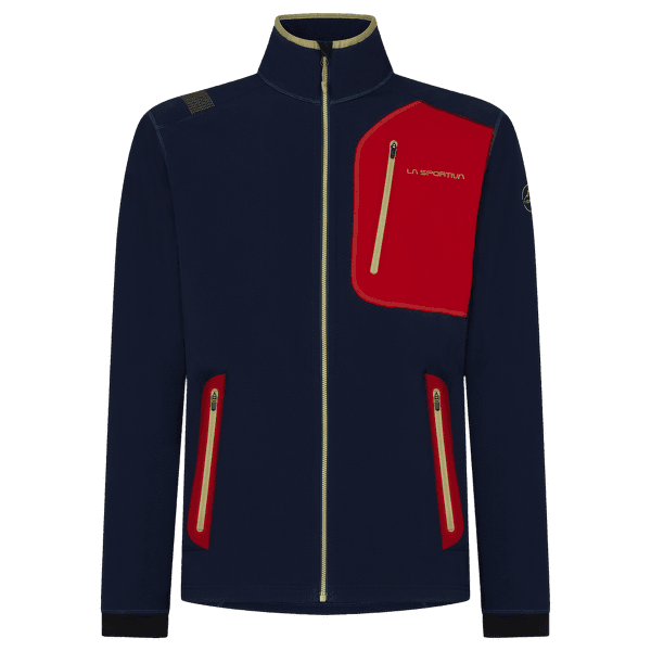 Mikina La Sportiva Mantis Jacket Men Night Blue/Tango Red