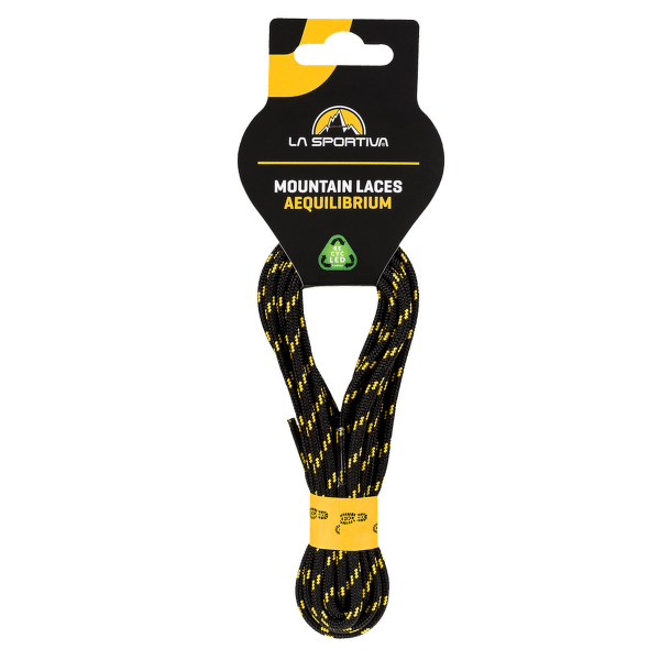 Tkaničky La Sportiva Mountain Aequilibrium Laces Black/Yellow_999100
