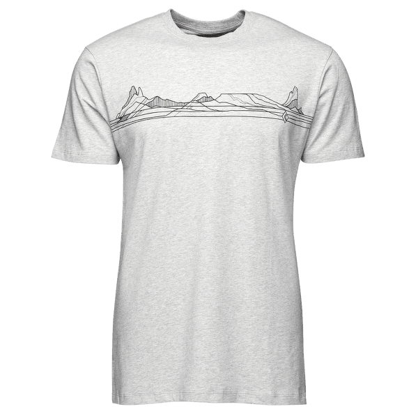 Triko krátký rukáv Black Diamond Desert Lines Tee Men Nickel Heather