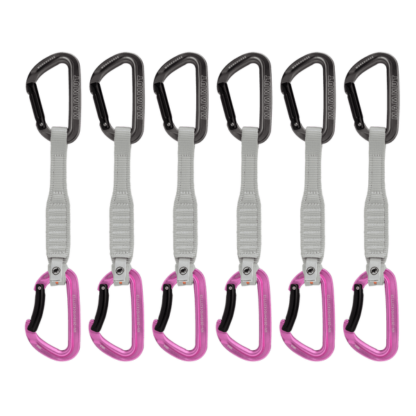 Workhorse Keylock 17 cm 6-Pack Quickdraws grey-pink