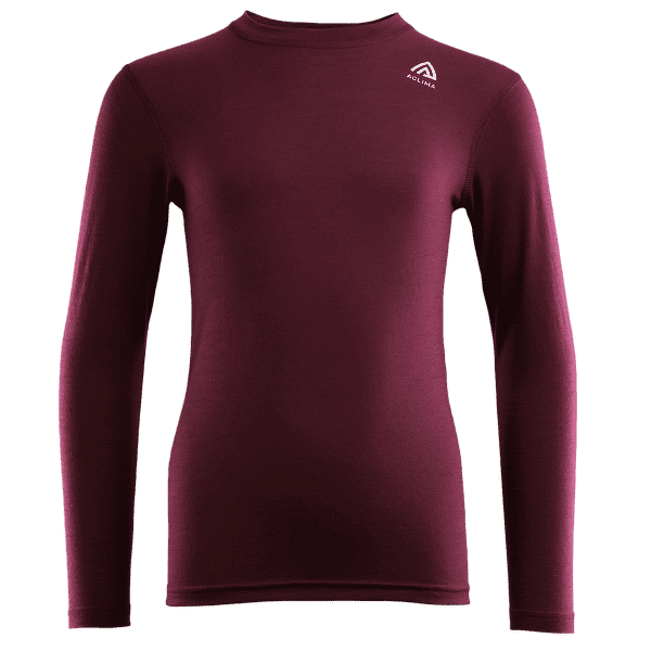 Triko dlouhý rukáv Aclima LightWool T-Shirt Crew Neck Zinfandel