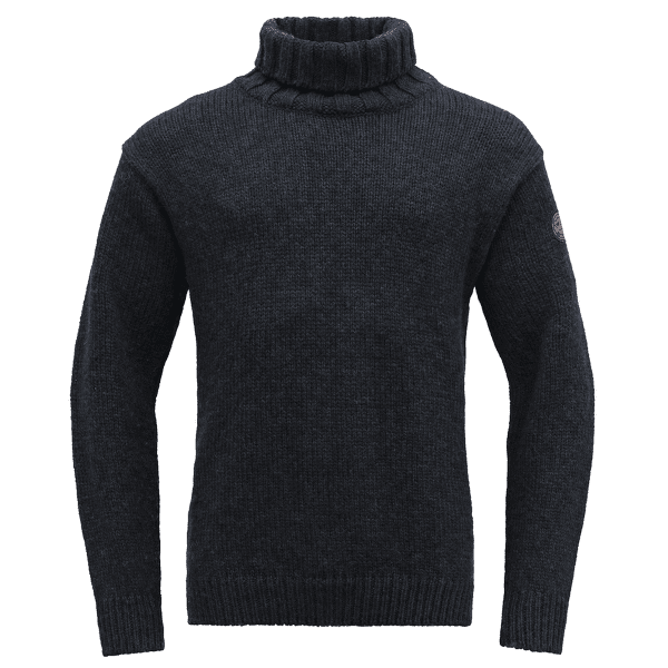 Svetr Devold Nansen Sweater High Neck 270A NAVY MELANGE