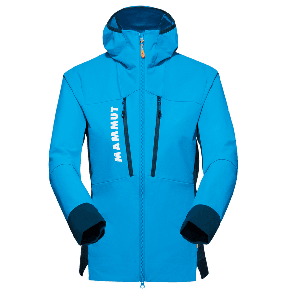 Bunda Mammut Aenergy SO Hybrid Hooded Jacket Women glacier blue-marine