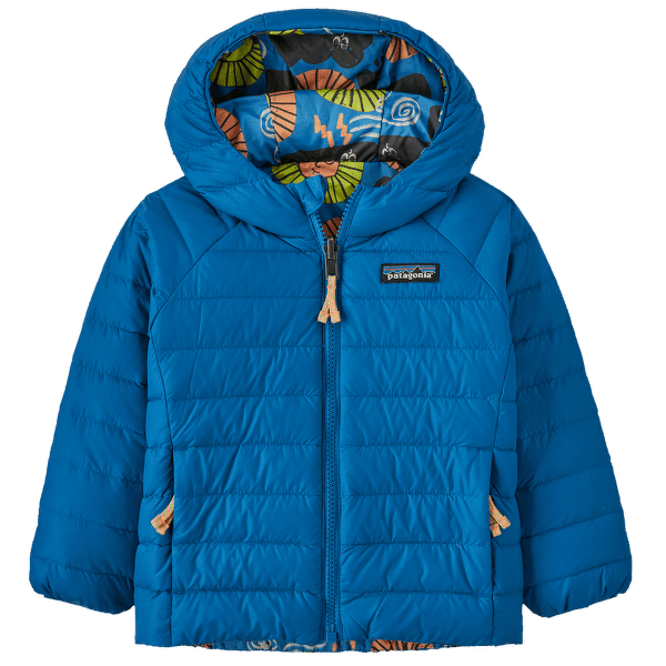 Bunda Patagonia Baby Reversible Down Sweater Hoody Forces of Nature: Vessel Blue