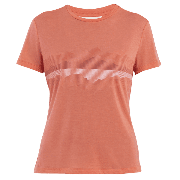 Tričko krátky rukáv Icebreaker Merino Core SS Tee Cook Reflected Women TANG