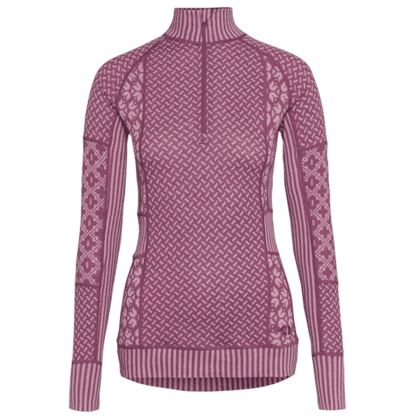 Tričko dlhý rukáv Kari Traa Smekker H/Z Women PLUM