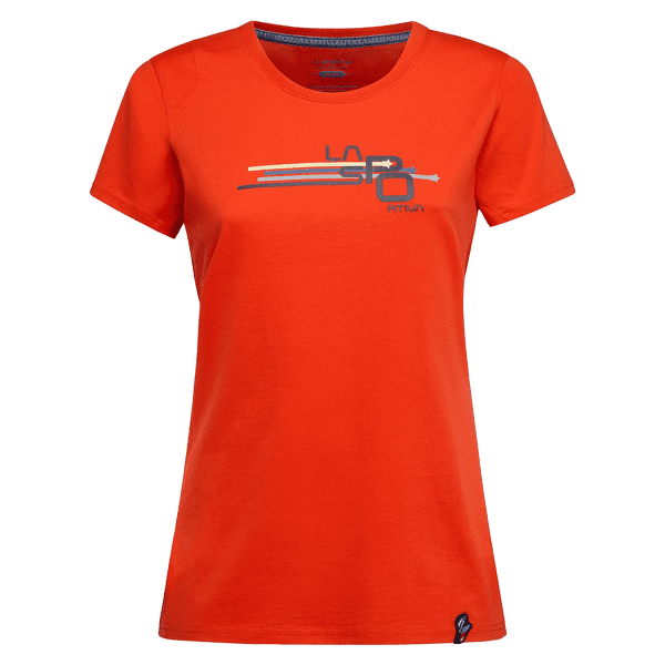 Tričko krátky rukáv La Sportiva STRIPE CUBE T-SHIRT Women Cherry Tomato