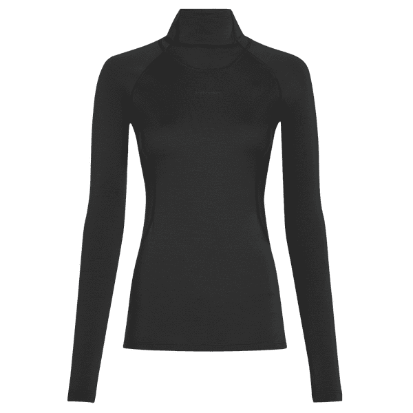 Mikina Icebreaker 300 MerinoFine™ Polar LS Roll Neck Women Black