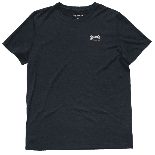 Tričko krátky rukáv Devold Classic Script Tee Men 284A INK