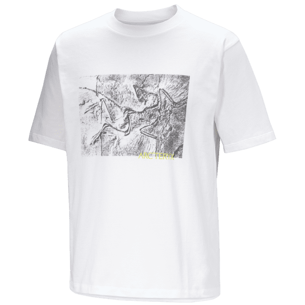 Tričko krátky rukáv Arcteryx Kragg Cotton Lithographica SS Men White Light