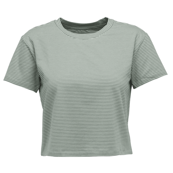 Tričko krátky rukáv Black Diamond BD Stripe SS Tee Women Foam Green-Laurel Green