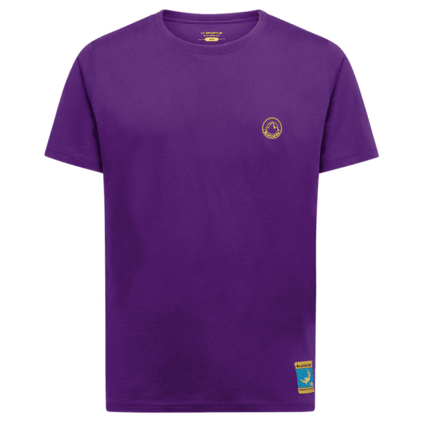 Triko krátký rukáv La Sportiva Climbing on the Moon T-Shirt Men Viola/Giallo