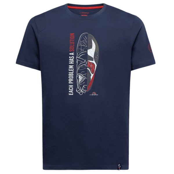Tričko krátky rukáv La Sportiva SOLUTION T-SHIRT Night Sky/Mountain Red